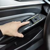 Türfensterglas-Lift-Taste, Verkleidungsschalterabdeckung, Türarmlehnenverkleidung, Aufkleber für VW ID3 ID 3 ID4 ID 4 Zubehör 2020 2021 2022