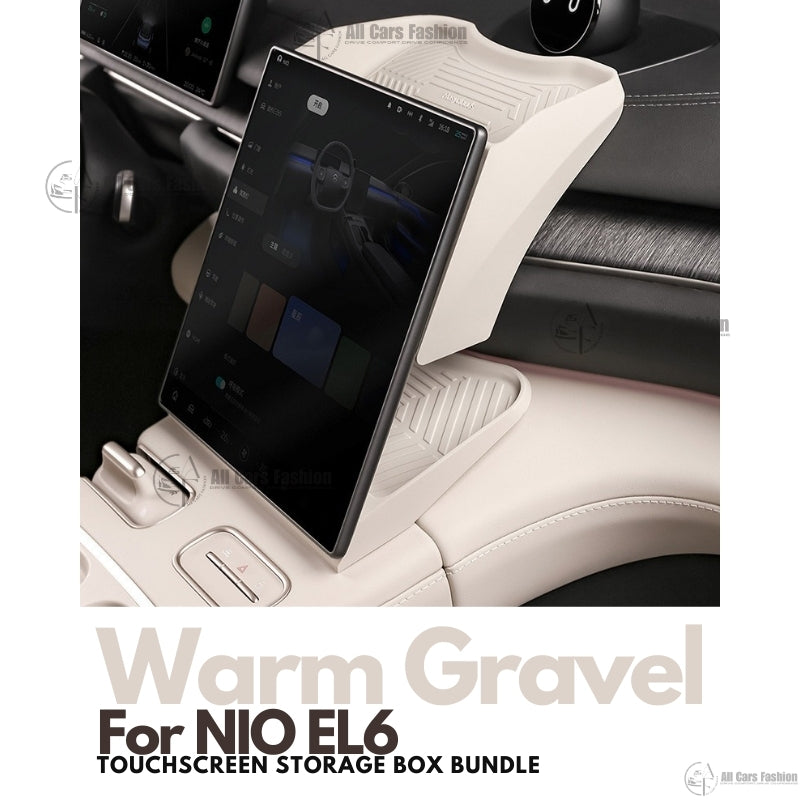 NIO EL6 storage tray bundle Warm Gravel