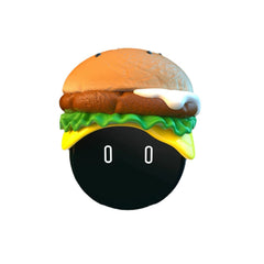 NIO NOMI Hamburger Head Decoration